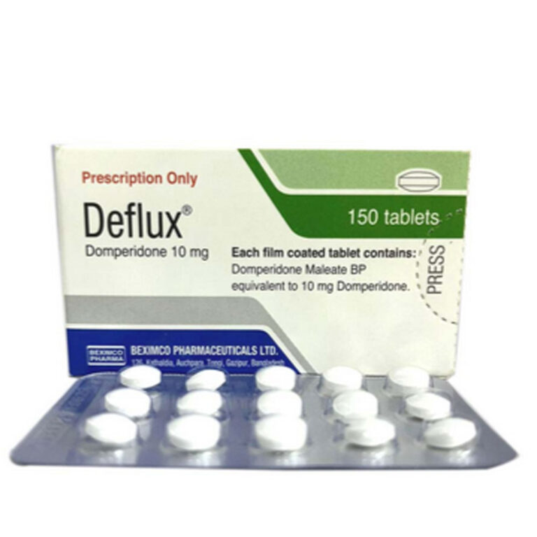 Tab Deflus Deflux (Domperidone) 10mg Tabs 150’s – Medipoint Pharmaceuticals Limited.